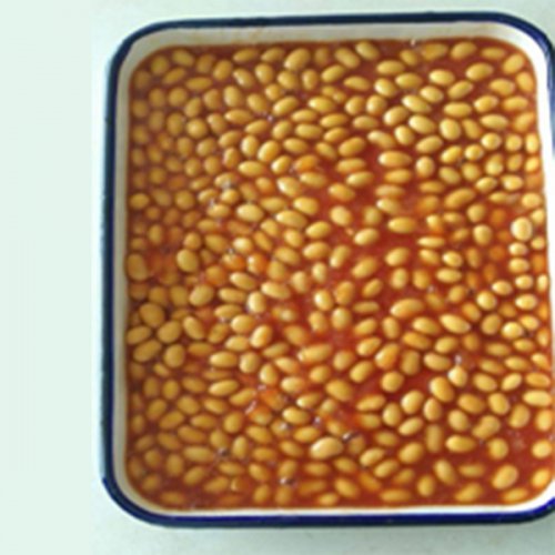 ケチャップ大豆の缶詰